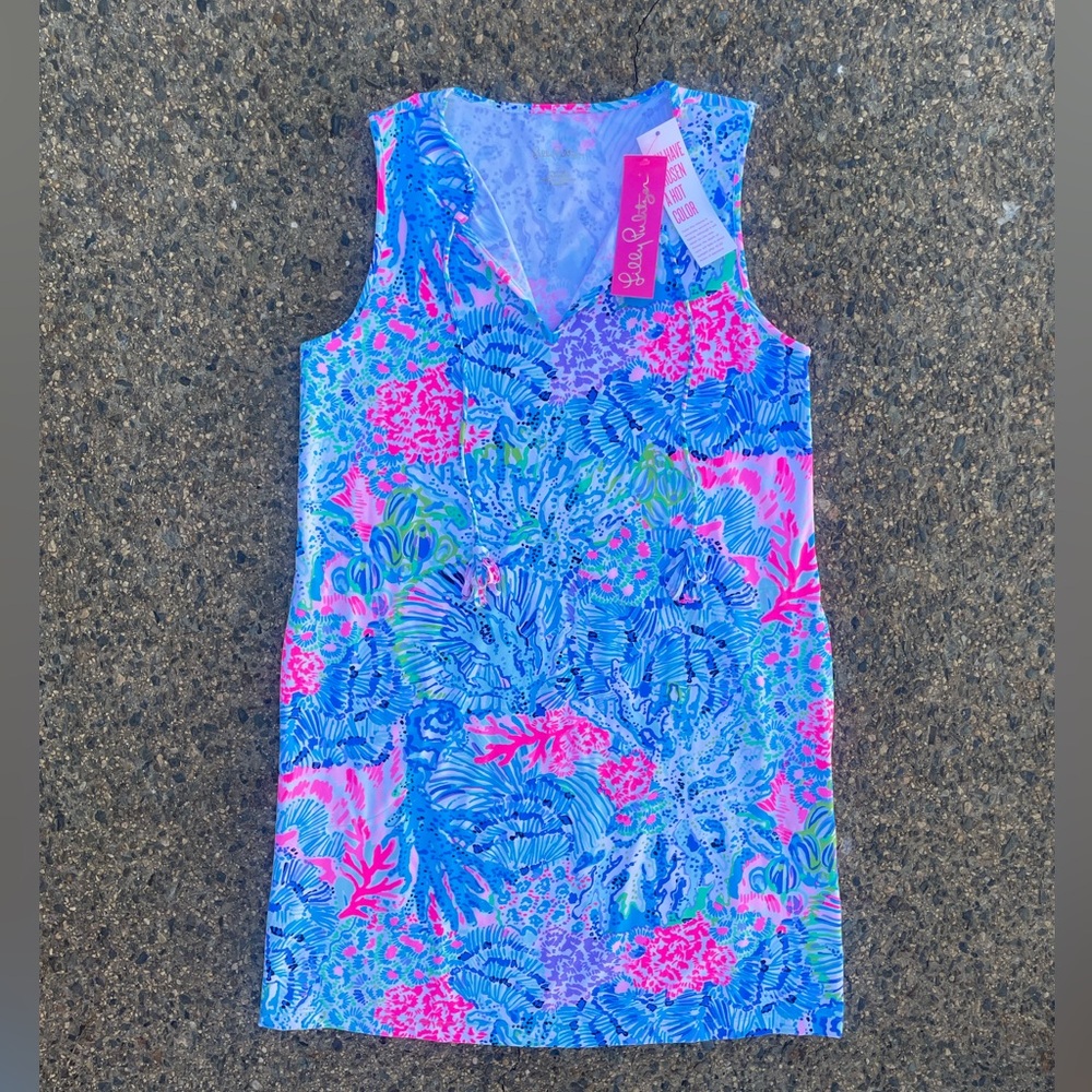 NWT Small New Lilly Pulitzer Johana Cover Up Multicolor Sleeveless Dress